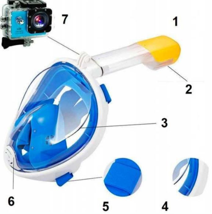 Maska do nurkowania pelnotwarzowa