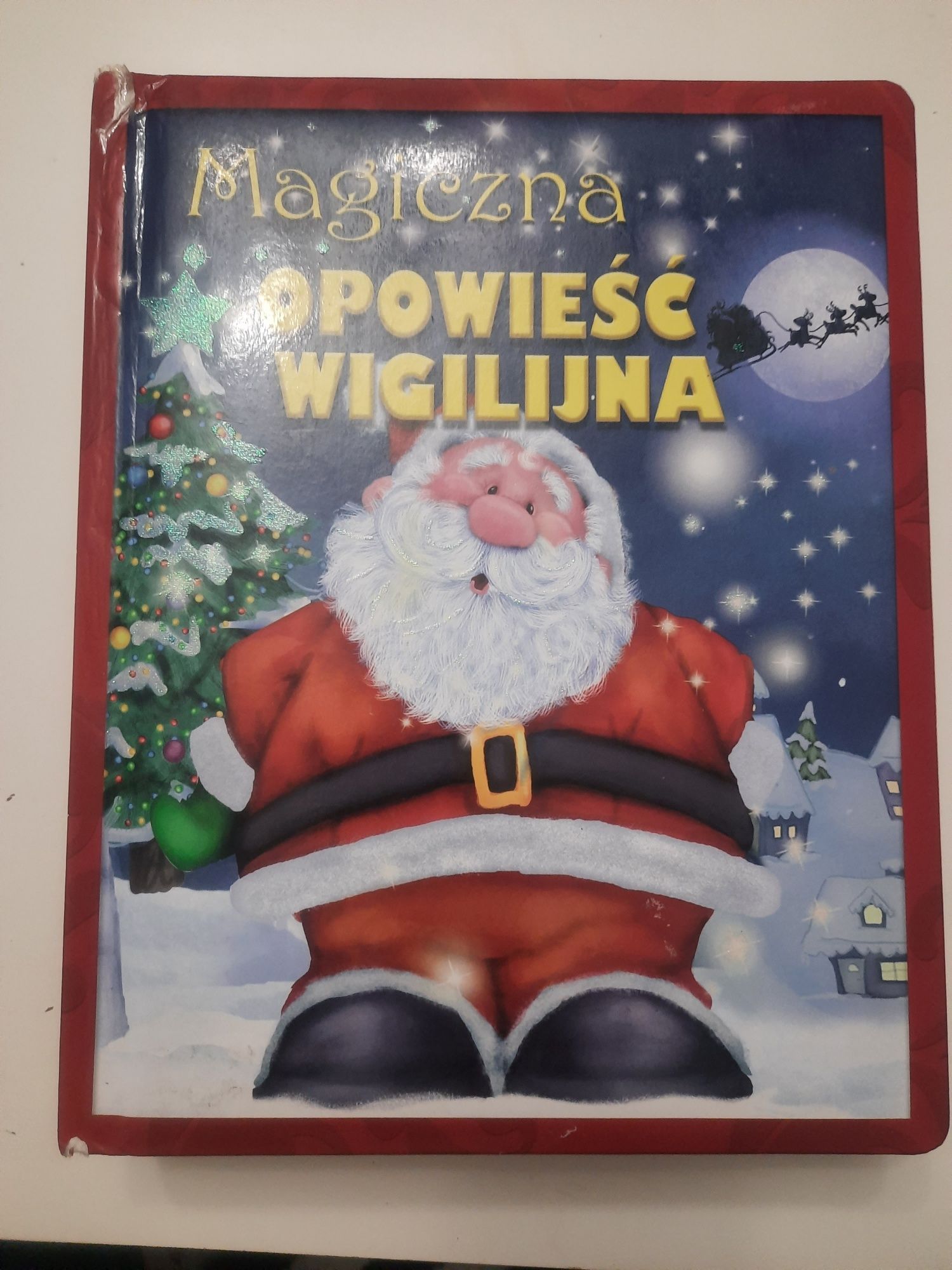 Magiczna opowieść wigilijna,  twarde, grube kartki