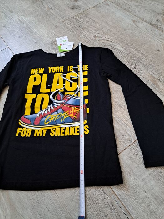 T-shirt chłopięcy z dł. rękawem - rozm 134/140