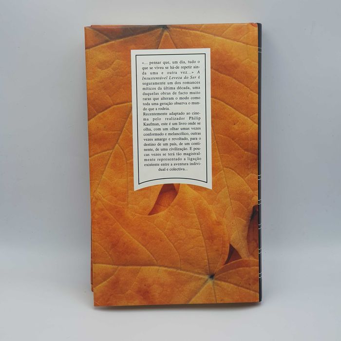 Livro Ref-PAR3 - Milan Kundera - A Insustentável Leveza do Ser