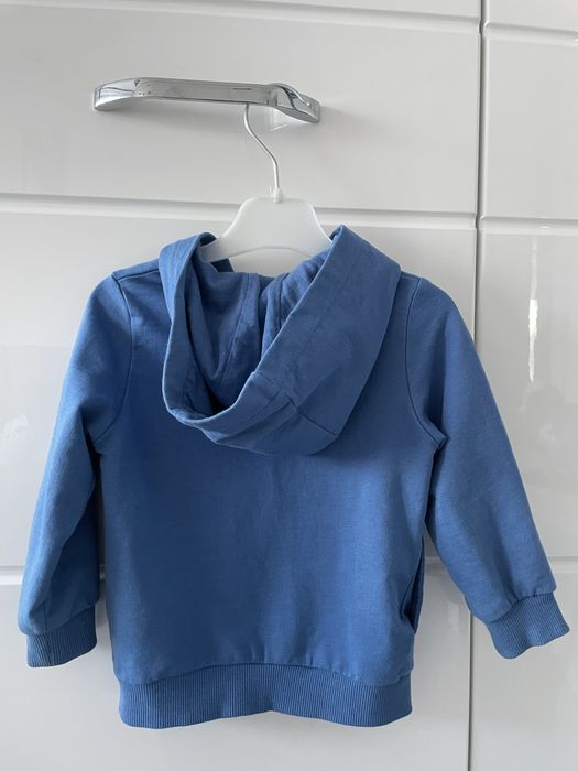 Bluza chłopięca niemowlęca z kapturem dresowa suwak So Cute Pepco  80