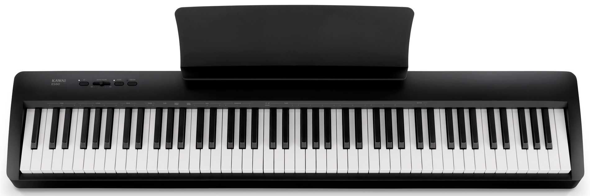 KAWAI ES60 CZARNE PIANINO  + Statyw X + Ławka + Słuchawki |ZESTAW