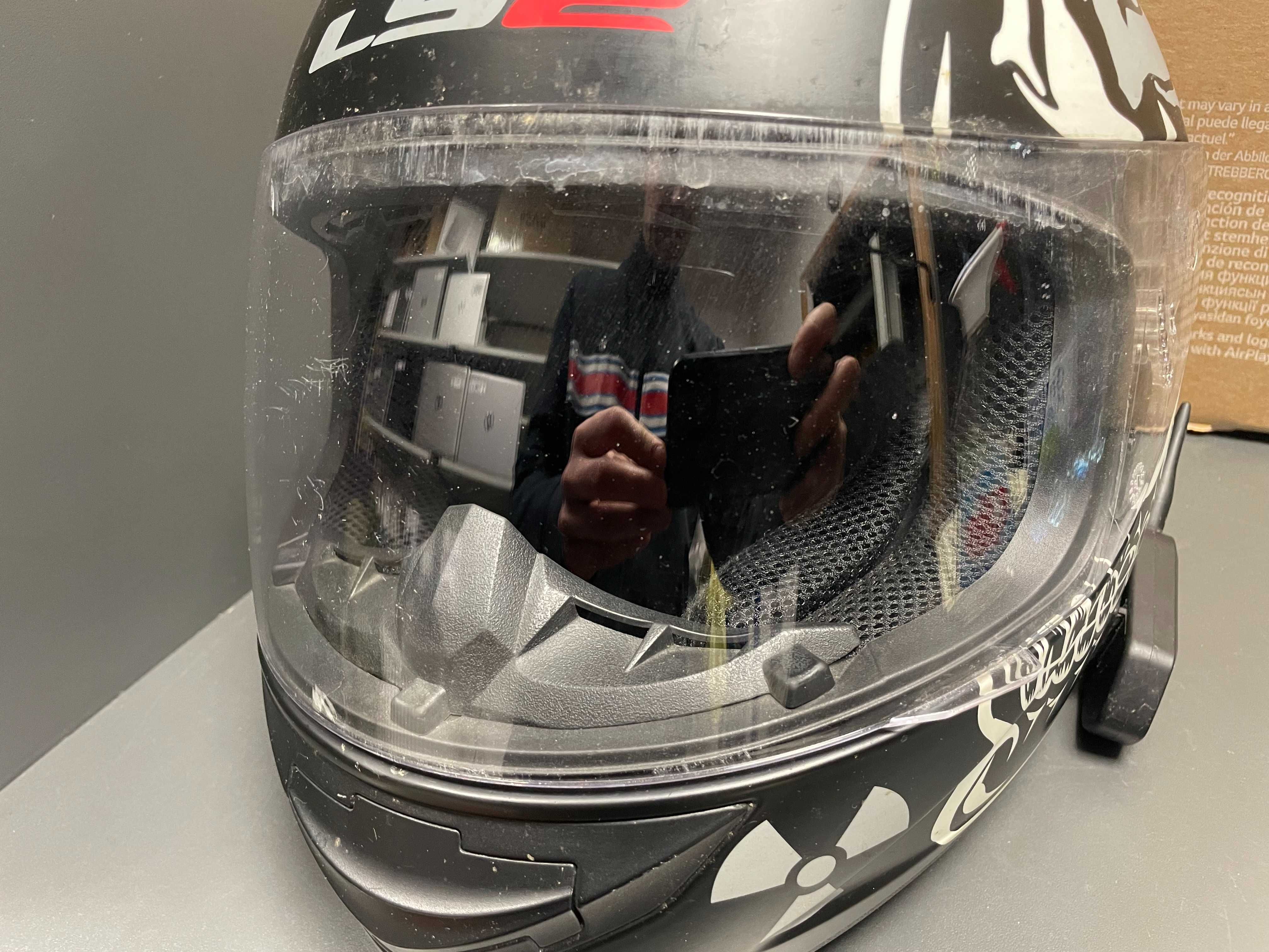 Kask motocyklowy LS2 roz. XS z interkomem Ejeas-E6