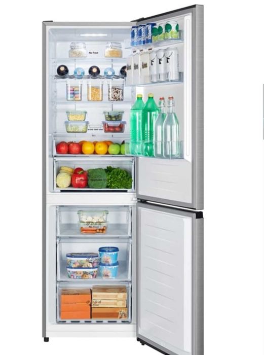Frigorífico combinado hisense inox