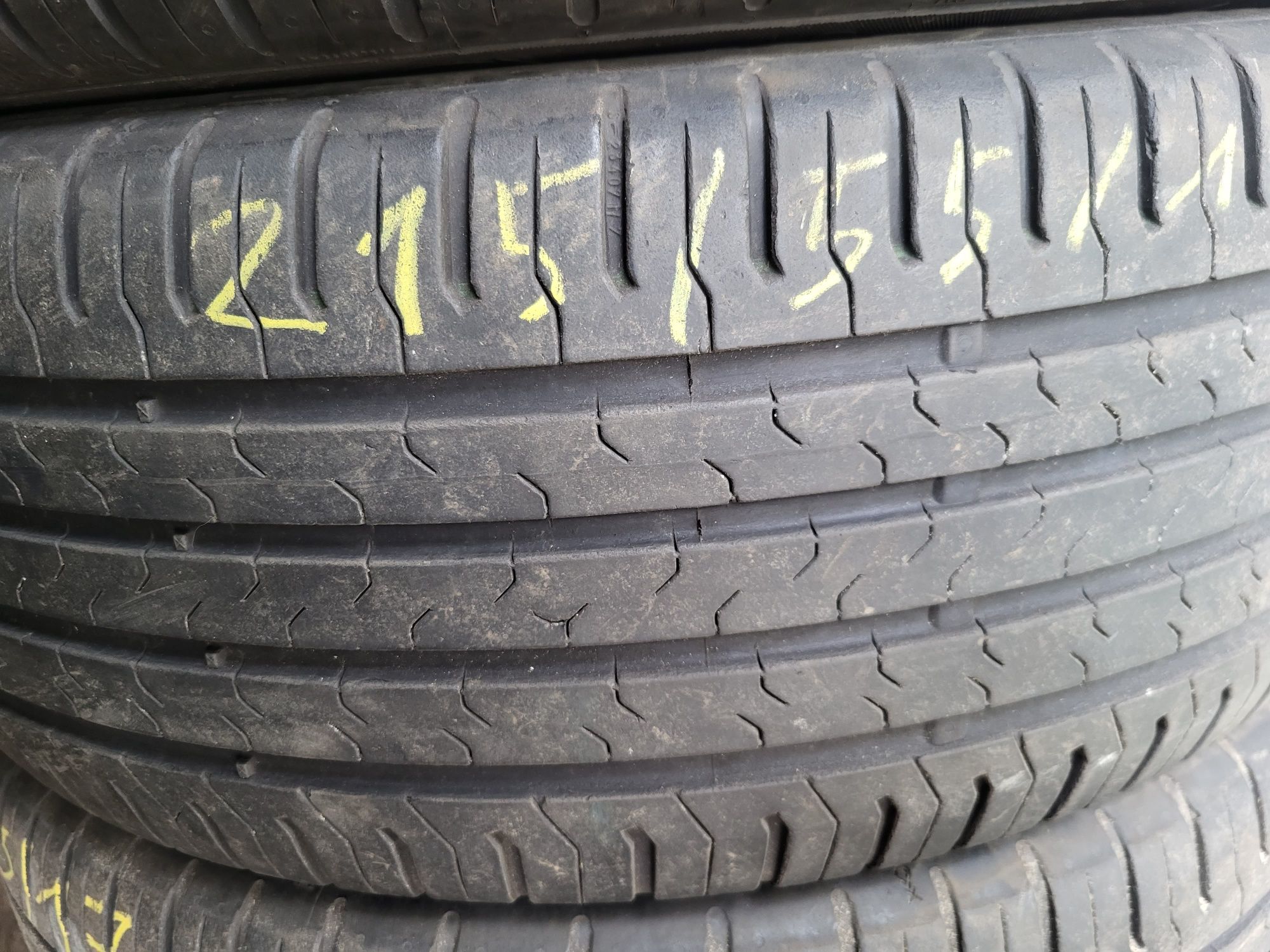 4x ContiEcoContact 5 CONTINENTAL 215/55 r17 LETNIE 2017rok 5/6mm