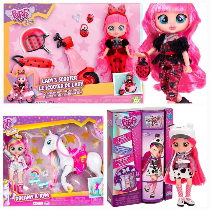 Ляльки Cry Babies BFF Дотті Дженна Стелла з лошадкою