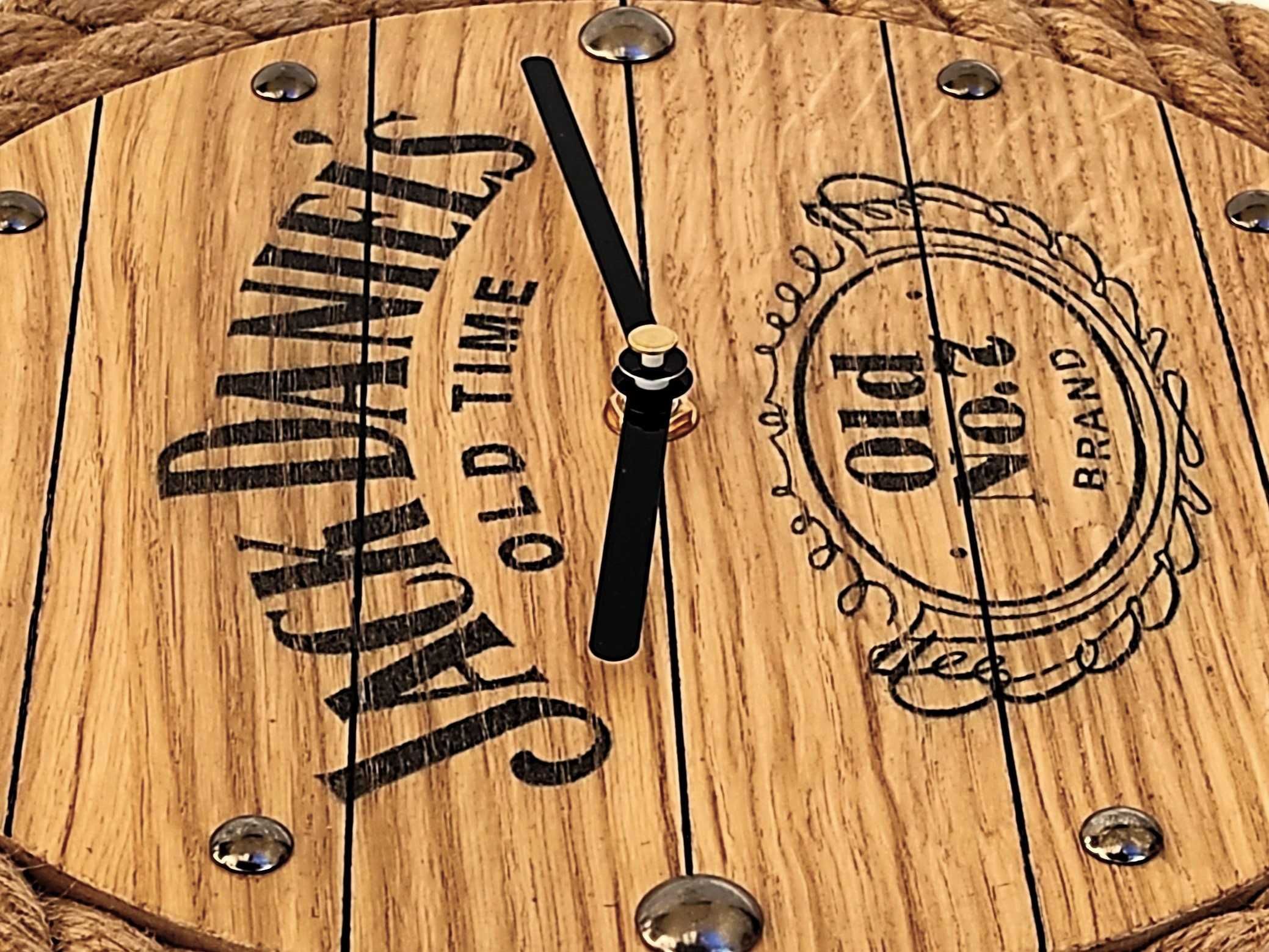 Jack Daniels Prezent dla mężczyzny DUŻY Zegar w stylu Jack Daniel's