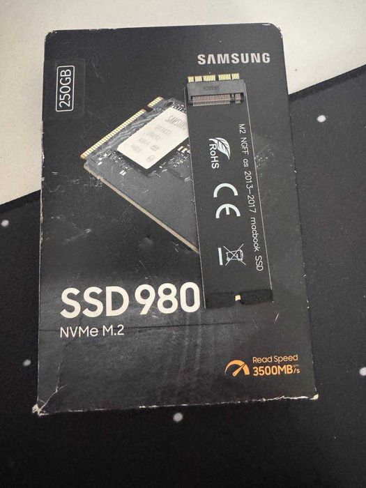 ADAPTER + Dysk SSD Samsung 980 250GB SWAP macbook zestaw Wymiana SSD