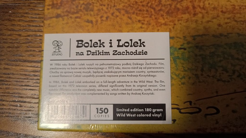 Marek Wilczyński, Bolek i Lolek na Dzikim Zachodzie. LP kolor limit