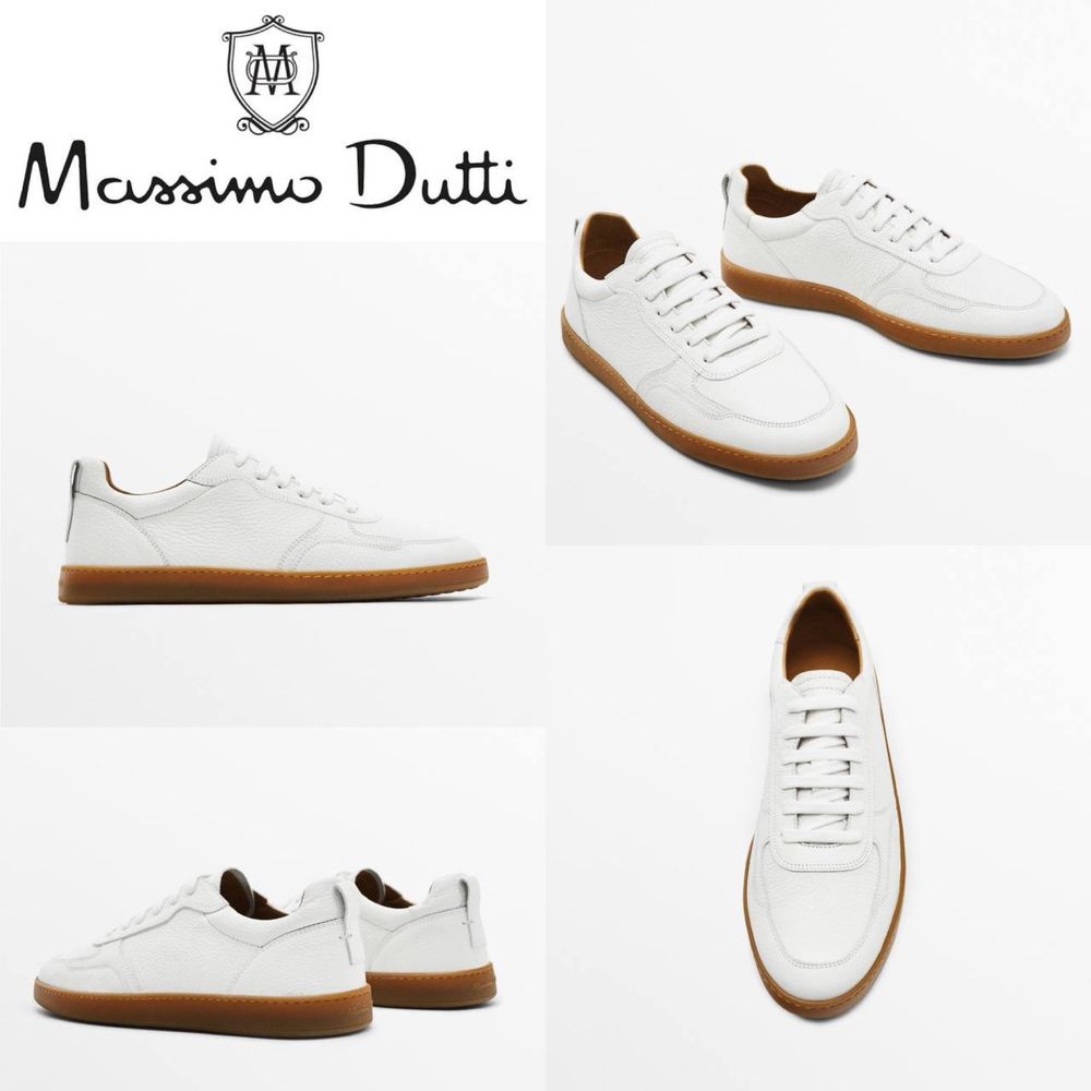 Продам чоловічі шкіряні кеди Massimo Dutti