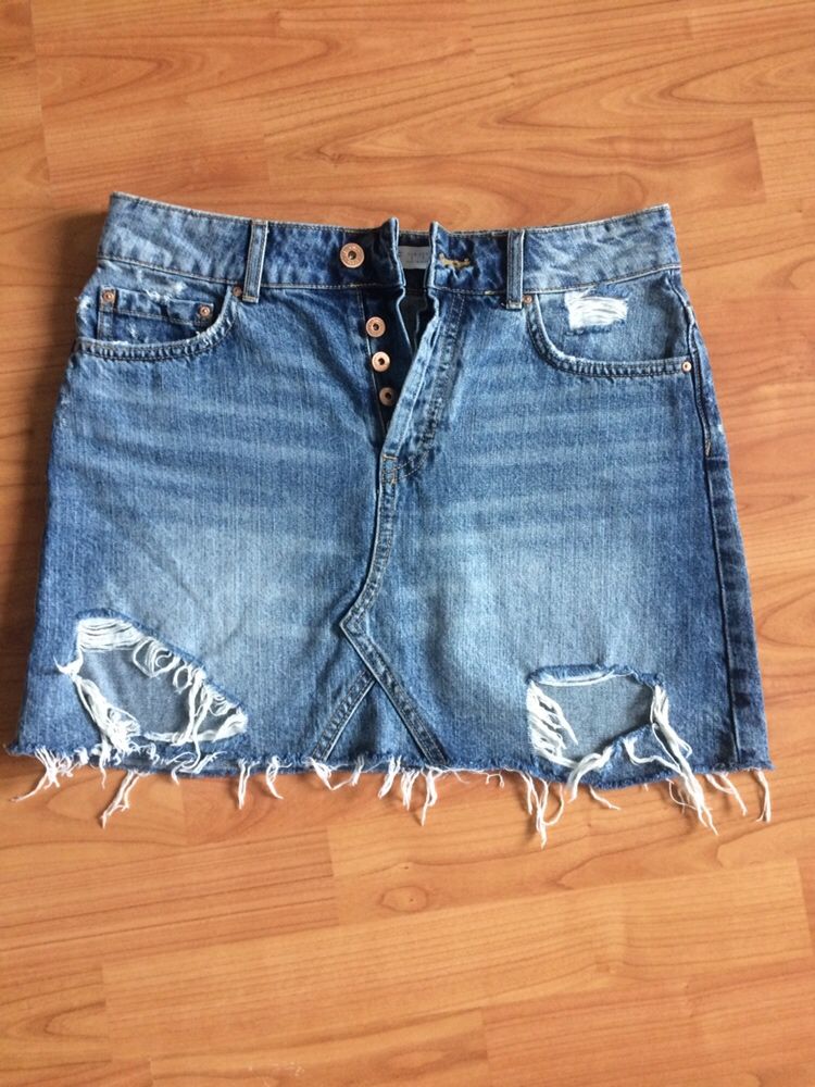 Spódnica jeansowa Zara r S