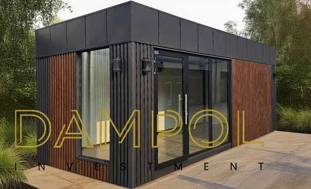 GOTOWY Pawilon TRANSPORT GRATIS Kiosk Biuro Sklep Komis kontener 6x3 m