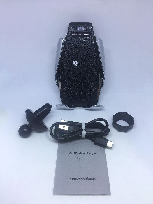 Carregador Wireless com suporte de smartphone para carro - NOVO