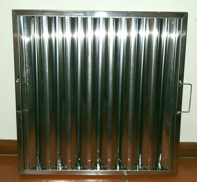 Filtros rede e/ou calhas em inox, para retenção Gorduras, NOVOS.