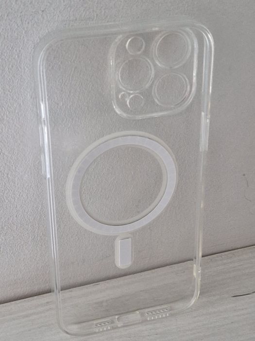 Etui TEL PROTECT MagSilicone Case do Iphone 14 Pro Max Przezroczysty