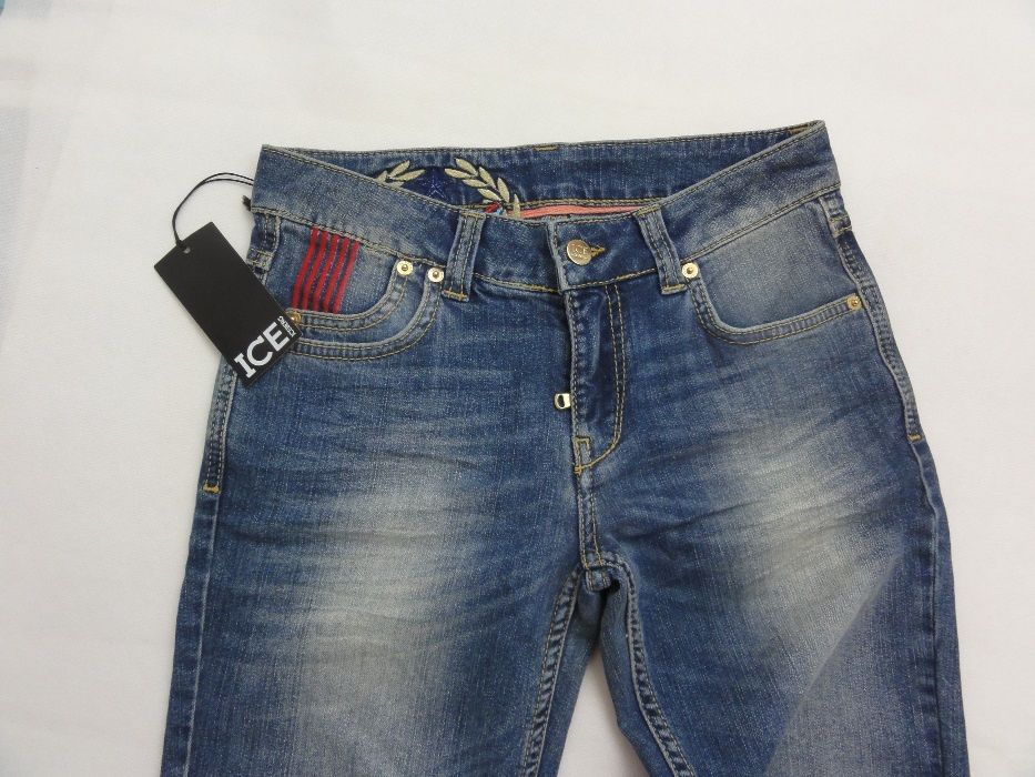 Promocja Spodnie Jeansy ICEBERG roz.26 XS ORYGINAŁ NOWE