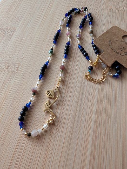 Naszyjnik z kamieniem noc kairu