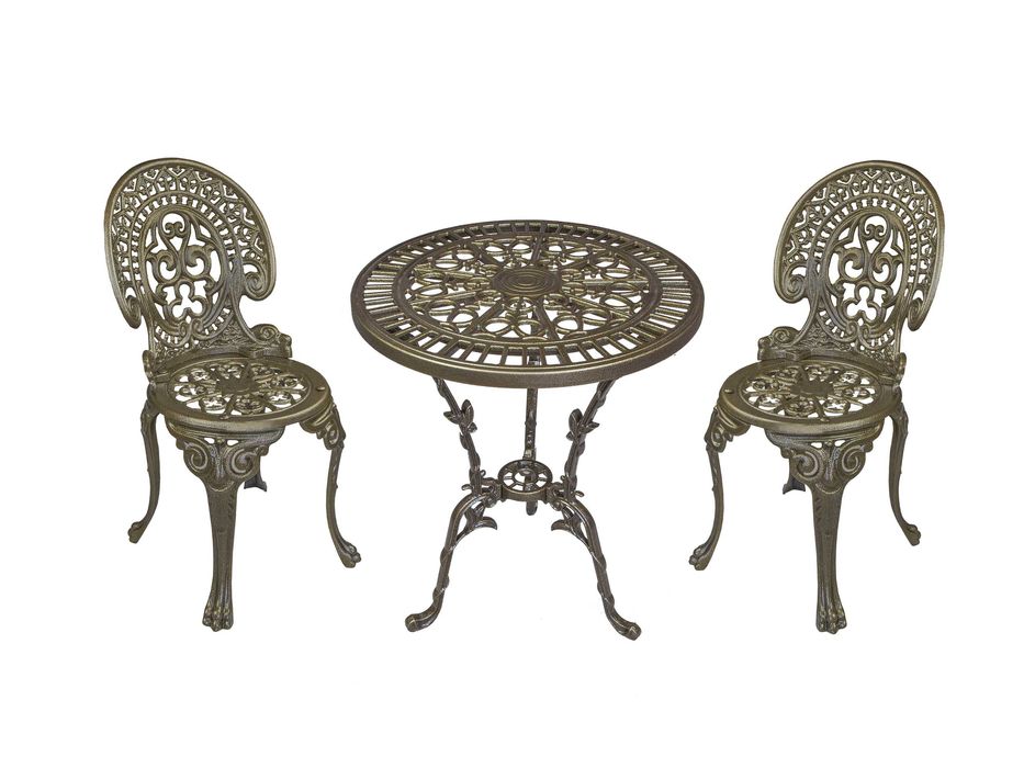 zestaw ogrodowy żeliwny krzesło stół  meble Gartenmöbel Stuhl