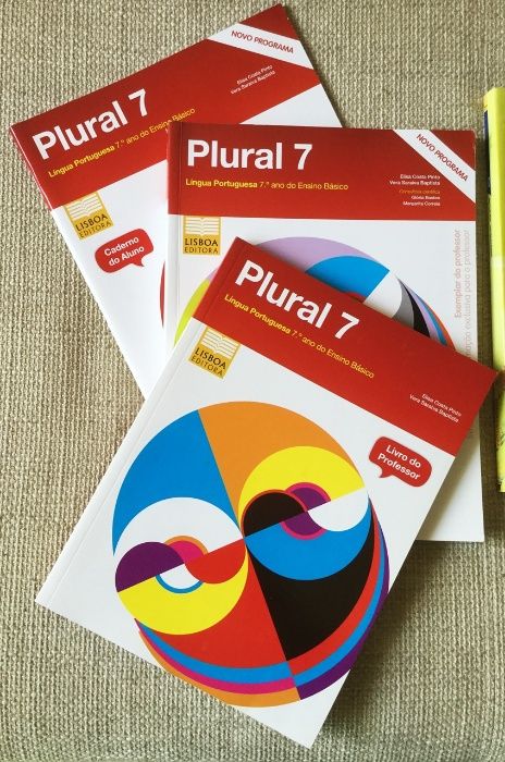 Livros ESCOLARES-PARA o Professor -Plural 7 Língua Portuguesa 7.º Ano