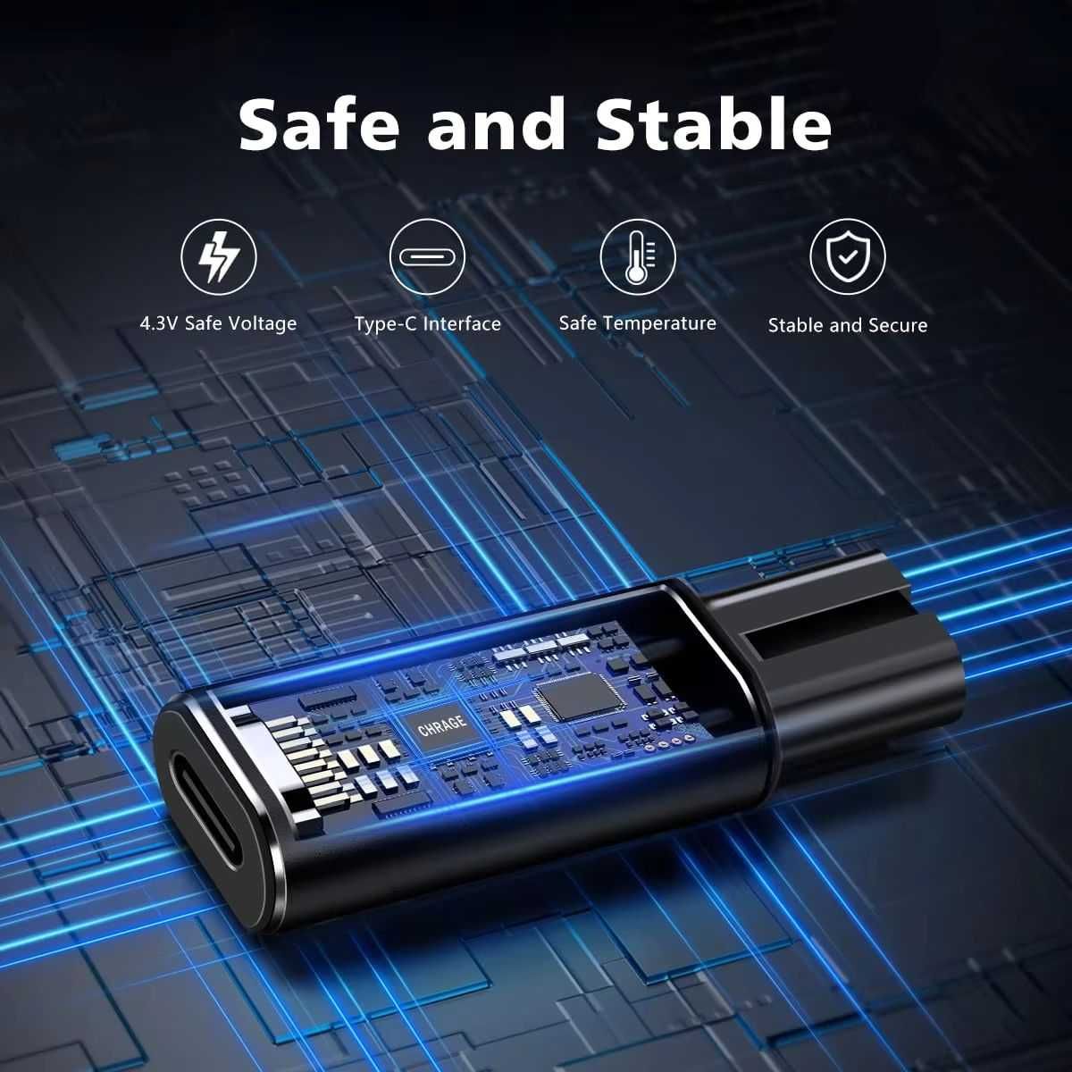 Портативний адаптер Type-C для тримерів та електробритв Philips