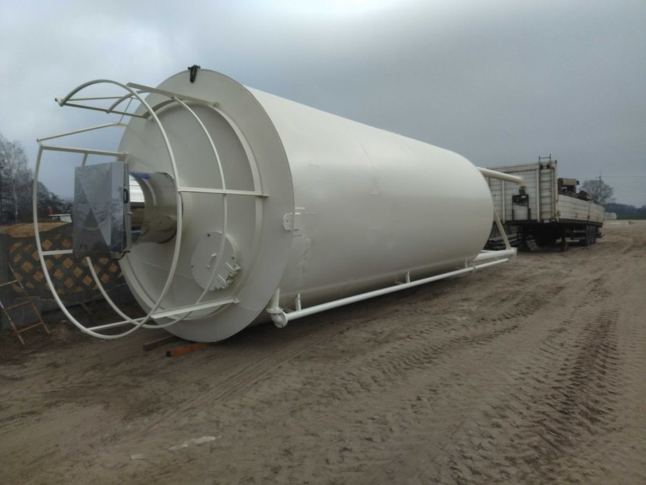 Silos 80 ton cement, wapno, popiół, kruszywo, zbiornik 65m3