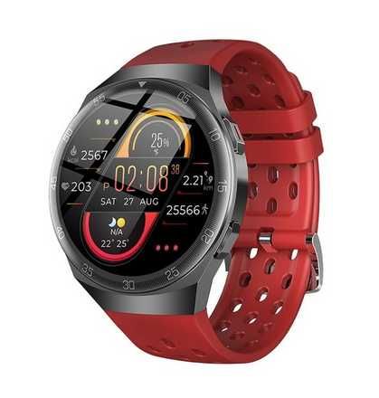 Smartwatch Lige - Nowy - czerwona opaska + czarna gratis