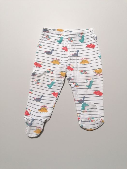 Pijama às Riscas com Dinossauros de Bebé