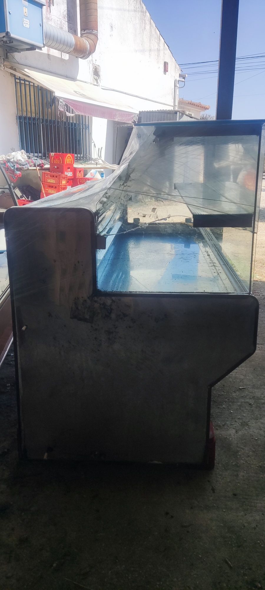 Vitrine de bar/cafe