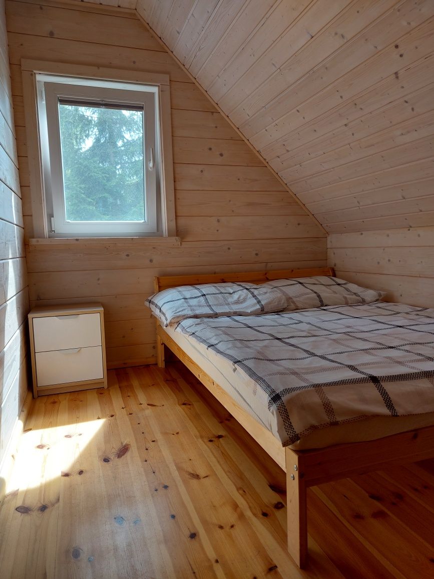 Wolne terminy Mazury ogrzewany dom nad Wersminią, gorąca balia, sauna
