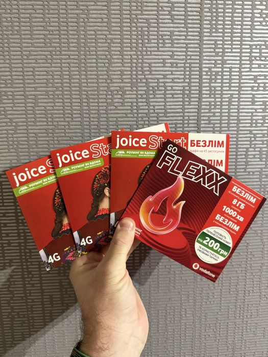 4 стартових пакети Vodafone