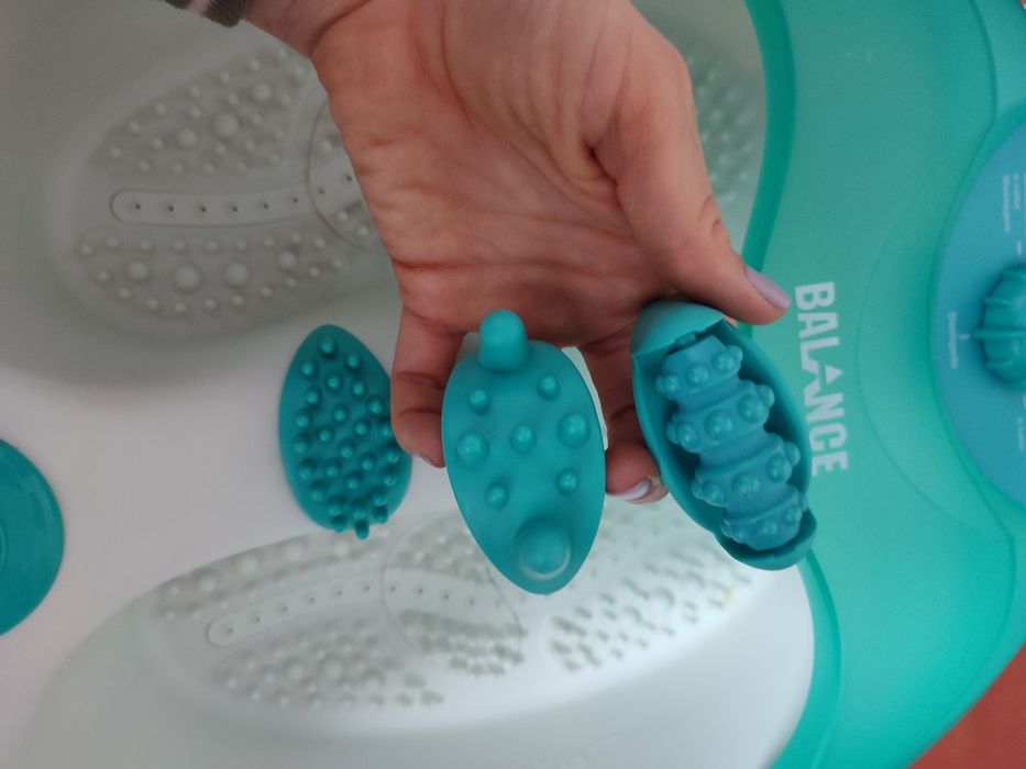 Aparelho de massagem de pés e pedicure