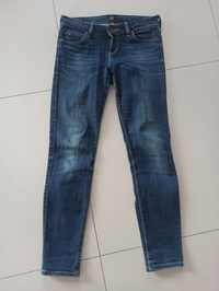 Jeansy Levis L 27 W 31 rurki granatowe