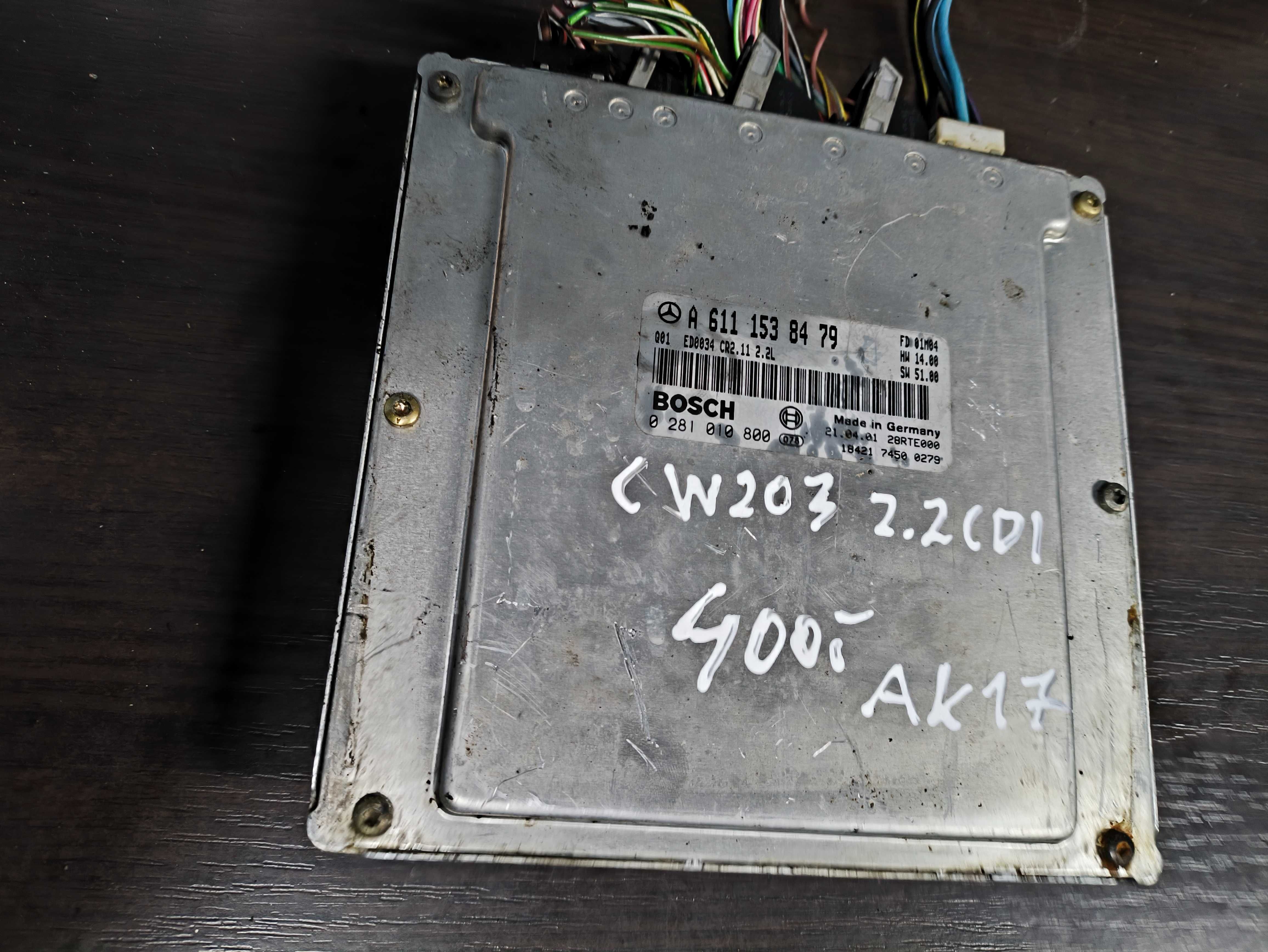 Sterownik silnika Mercedes C W203 2.2 CDI A6111/538/479 Siedlce