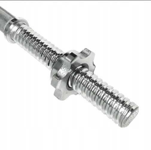 Gryf Lekko Łamany 120cm 30mm stalowy pełny NOWY