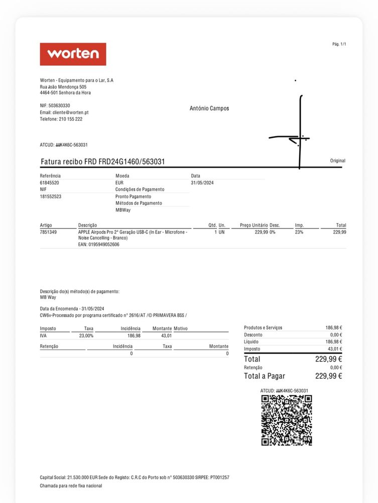 AIRPODS PRO 2 Geração