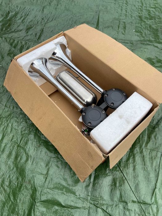 Sygnał Trąbka Klakson Dźwiękowy Pneumatyczny 12V/24V