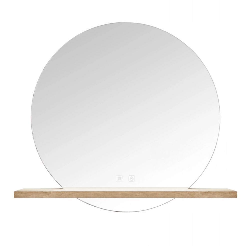 Nowe lustro LED dotyk 60cm z półką