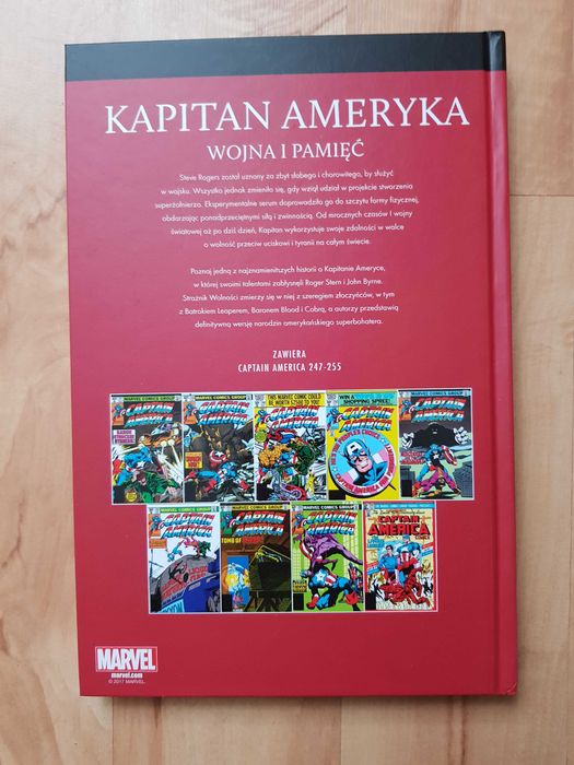 Komiks Kapitan Ameryka Superbohaterowie Marvela