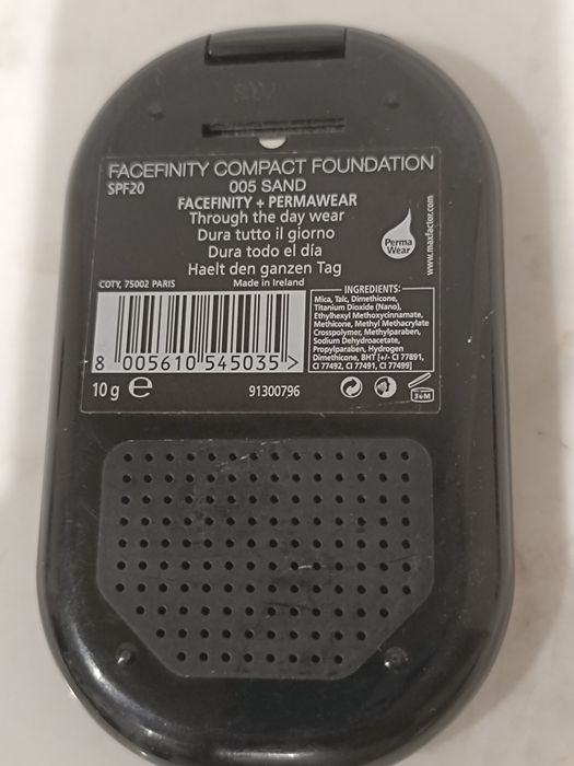 Max Factor Facefinity Compact Foundation 005 Sand