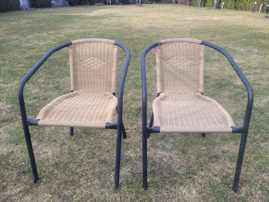 Krzesła ogrodowe 2 sztuki
