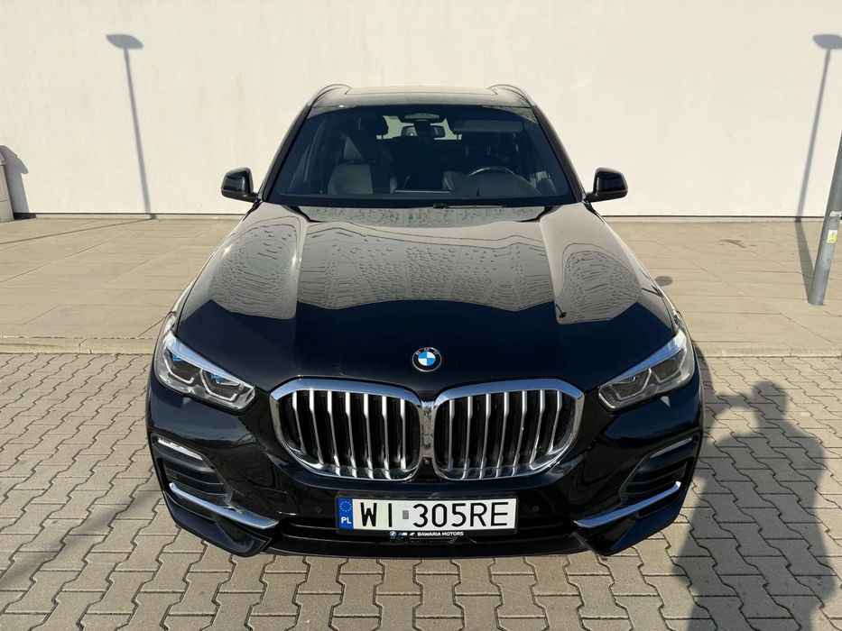 BMW X5 FV23%, 152 tys. netto, Bogate wyposażenie, Serwis ASO, Lasery, Hak