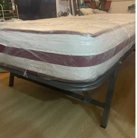 Estrado Cama  + Colchão 100x190