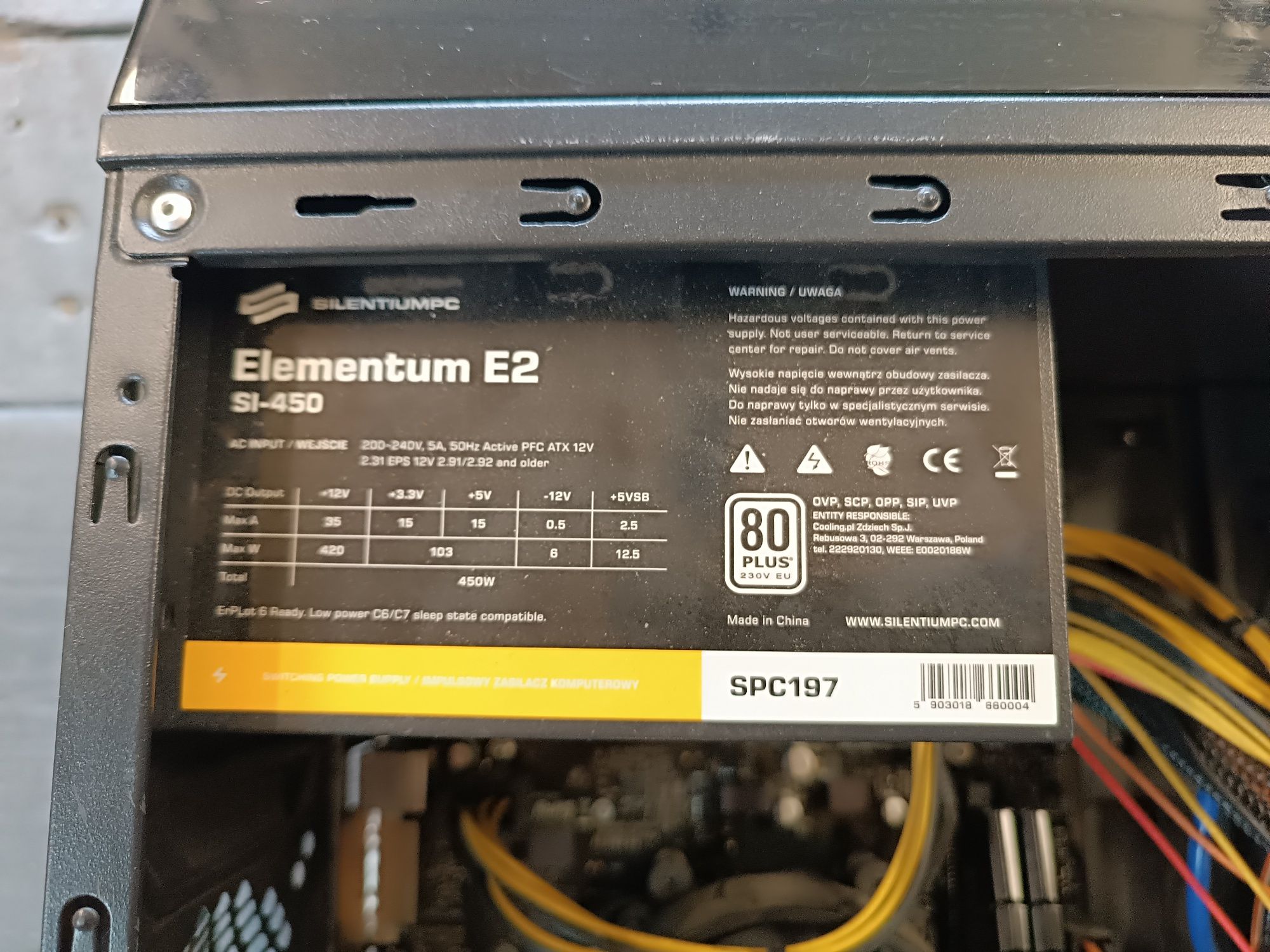 Komputer ryzen 5 3600 ram 32gb gtx strix 4gb ssd 500gb wifi 6