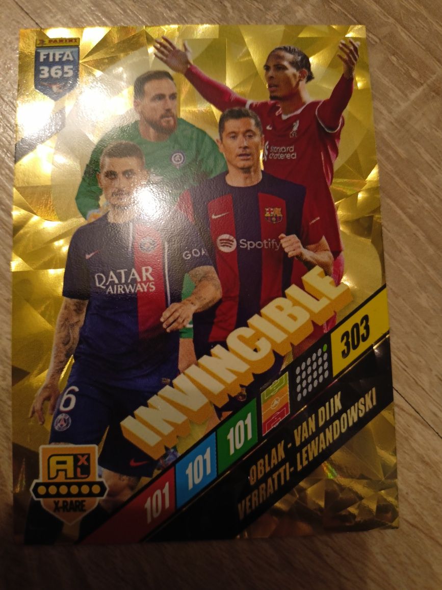 Karta Panini 2024 invincible 303 x-rare fifa36 rar55