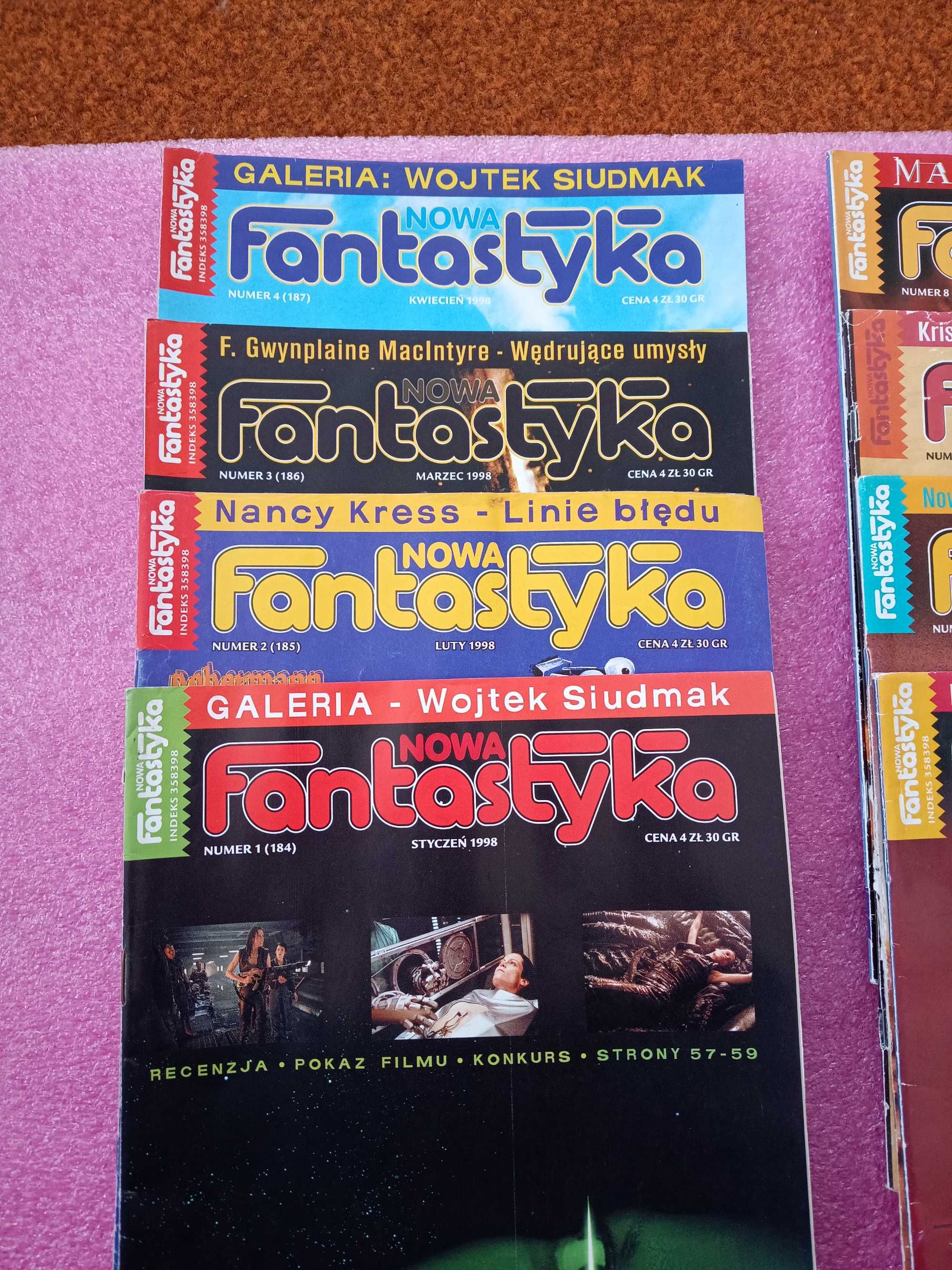 Czasopismo Nowa Fantastyka '98 '99 2000