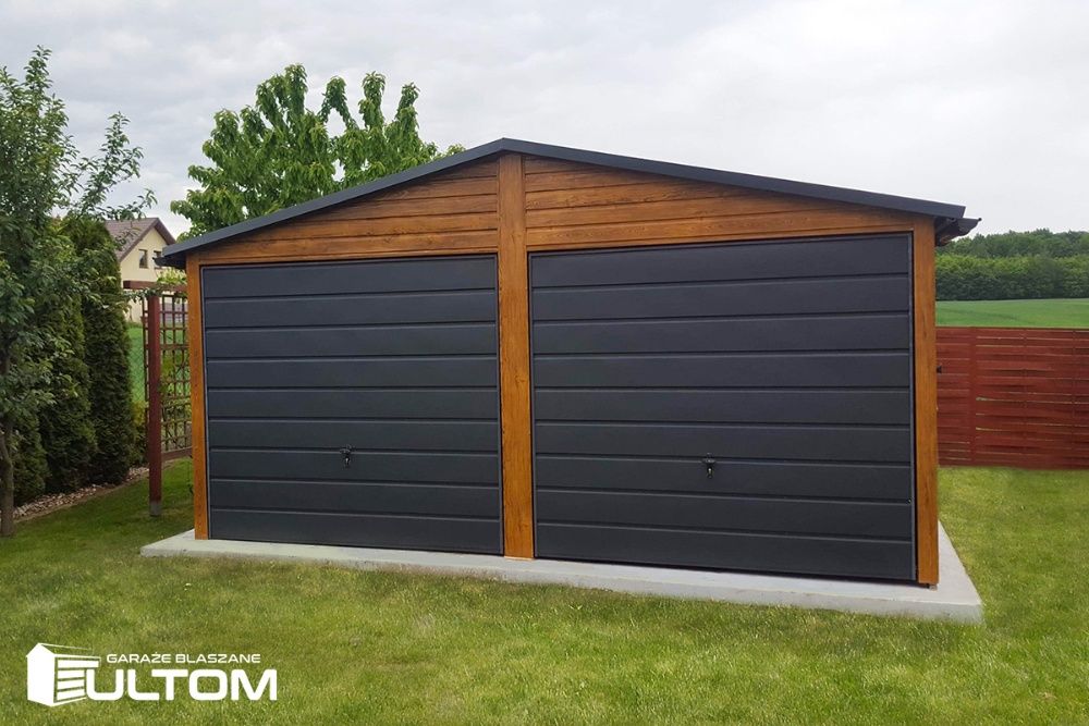 Garaż blaszak, garaze blaszane profil zamknięty 6x5,6x6,6x7, drewno