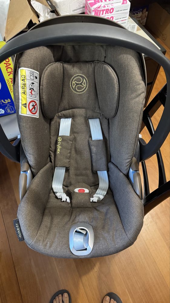 Ovo de bebe Cybex Cloud Z Plus + Cot Cybex+ Adaptadores