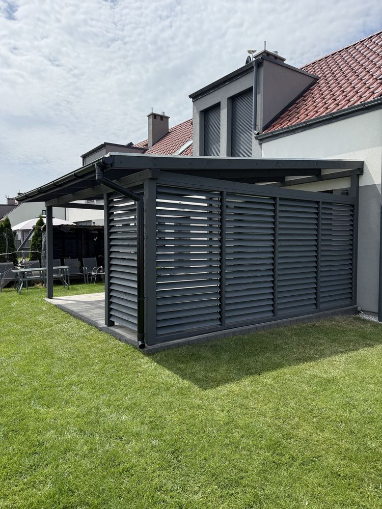 Zadaszenia tarasów carport podłogi z kompoytu wiaty