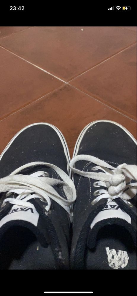 sapatilhas pretas da vans