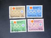 Selos Portugal 1964-Jogos Olímpicos Tóquio serie completa usados